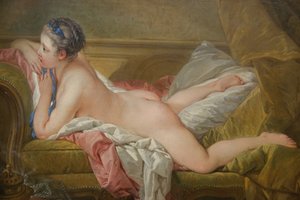 Jeune fille au repos